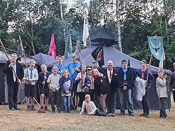 Das Stammeslager des "Stamm König Artus" Seibelsdorf fand heuer in Marktschorgast statt.  Foto: privat