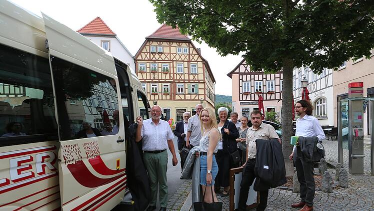 Abfahrt in Münnerstadt Foto: Thomas Malz