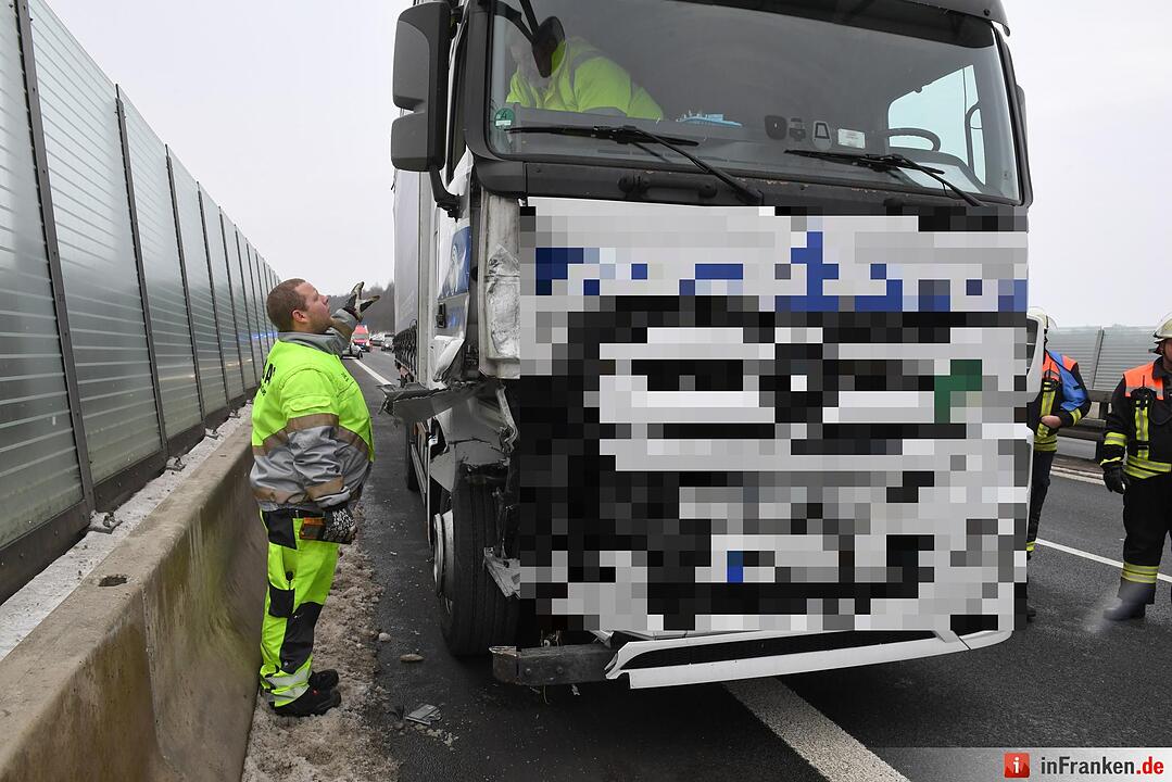 Unfall auf der A73 im Kreis Bamberg