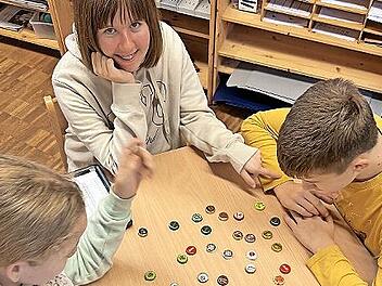 Ein nachhaltig gebautes Memory.