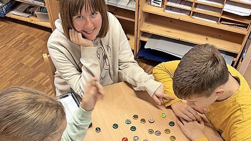 Ein nachhaltig gebautes Memory.