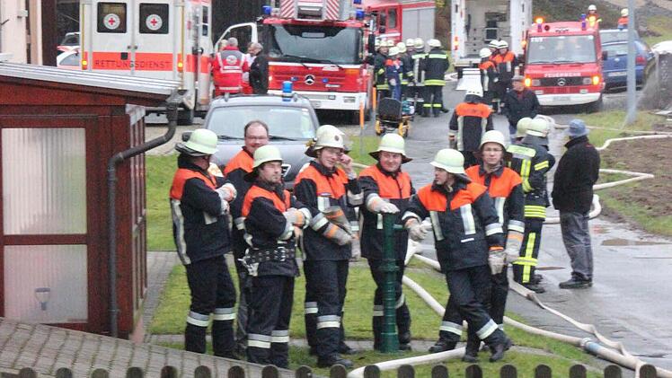 Brandeinsatz in Lahm. Foto: Marco Meißner