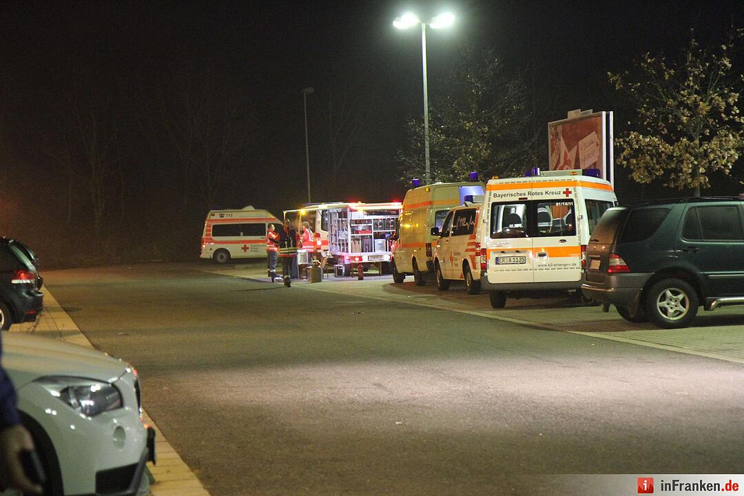 Medizinischer Großeinsatz in Herzogenaurach