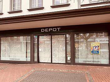 Geschlossene Depot-Filiale
