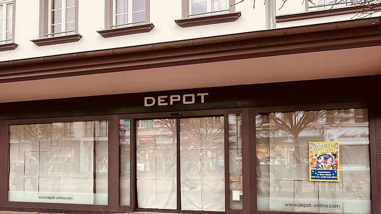 Geschlossene Depot-Filiale