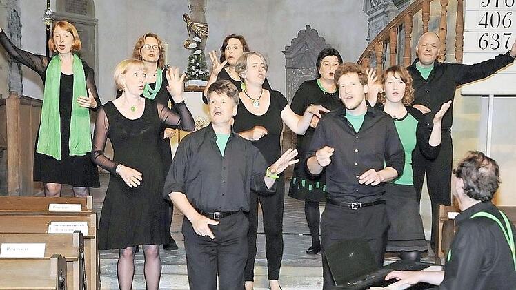 Der "Gospelexpress" gestaltet ein Konzert in der Veithskirche in dem Königsberger Stadtteil Junkersdorf. Foto: Gerold Snater