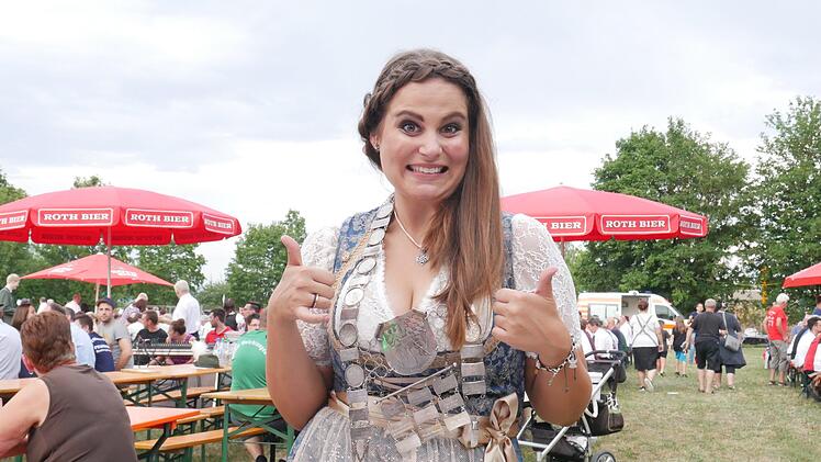 Die neue Gau-Königin Jennifer Beck (SG Rothhausen) freut sich.Daniel Wiener