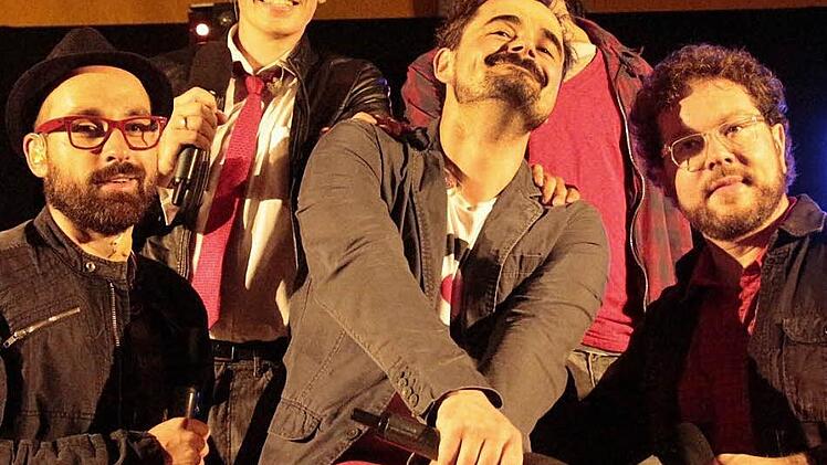 Vox-Pop nenen die Jungs von Viva Voce ihre Musik, die komplett ohne ein einziges Instrument auskommt.  Fotos: Josef Hofbauer