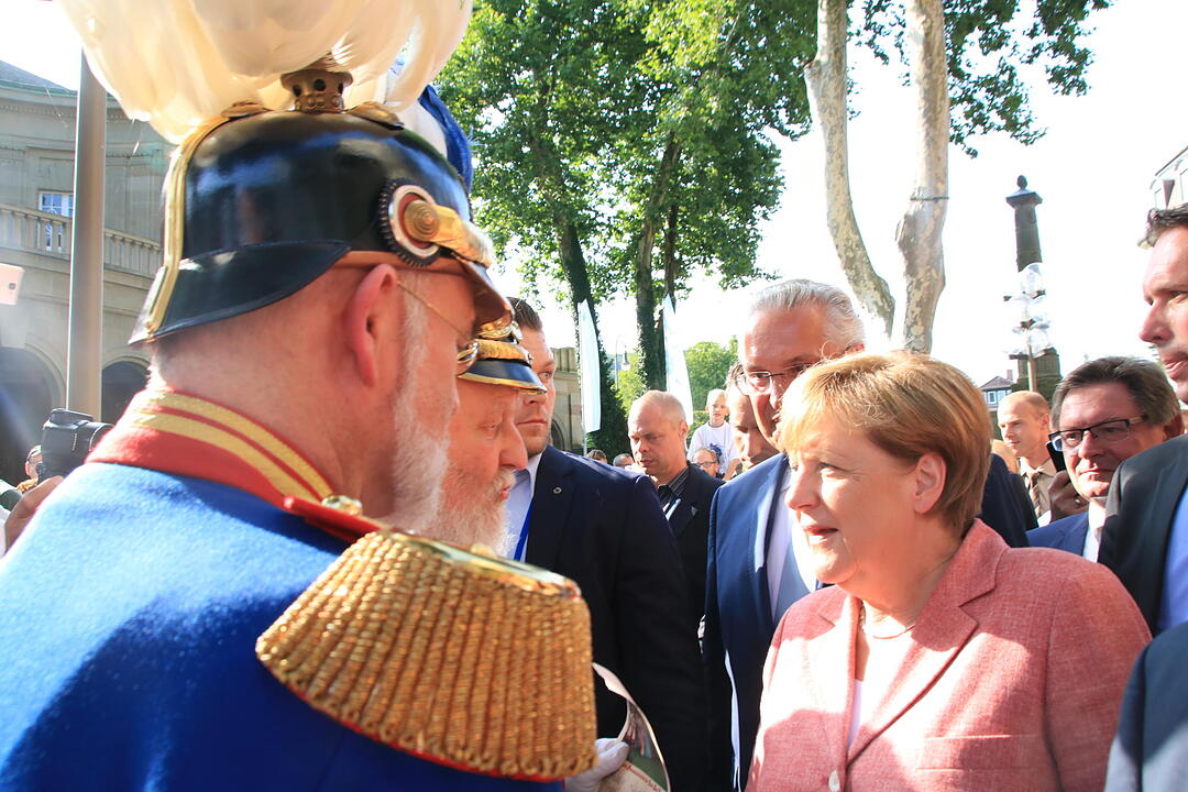 Angela Merkel zu Besuch in Bad Kissingen