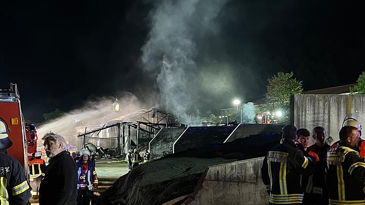 Brand auf Bauernhof
