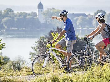 Klein Kanada, Chiemsee, Ausflug, Wandern, Radfahren