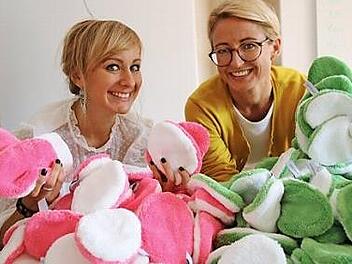 Die Waschies von Marcella M&uuml;ller und Carolin Schuberth spielen heute Abend bei "Germany's Next Topmodel" eine Rolle. Foto: Archiv