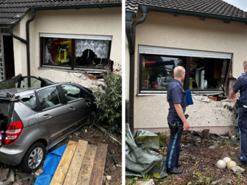 Bamberg: Auto kracht in Wohnhaus