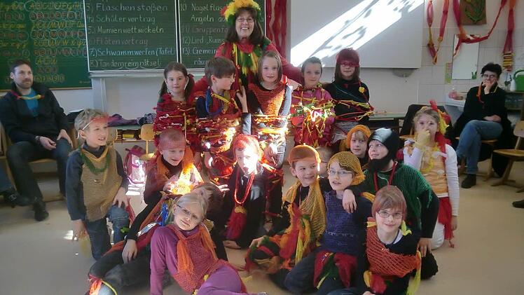 Fasching im Jahre 2011 in der Bad Brückenauer Grundschule. Foto: Claudia Körber