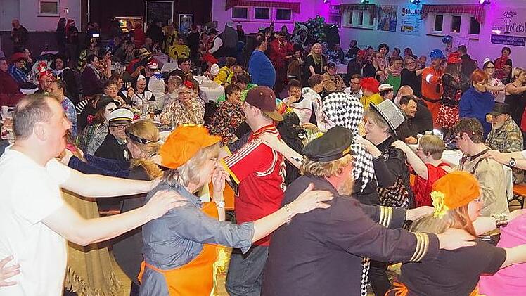 Beste Stimmung herrschte beim Wefa-Fasching. Foto: Heike Schülein