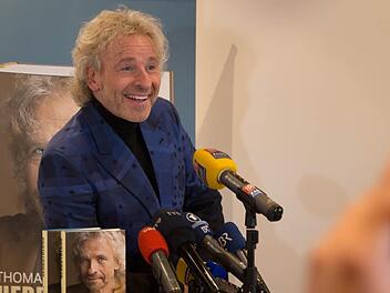 In Kulmbach fühlt er sich wohl: Thomas Gottschalk. Foto: Barbara Herbst