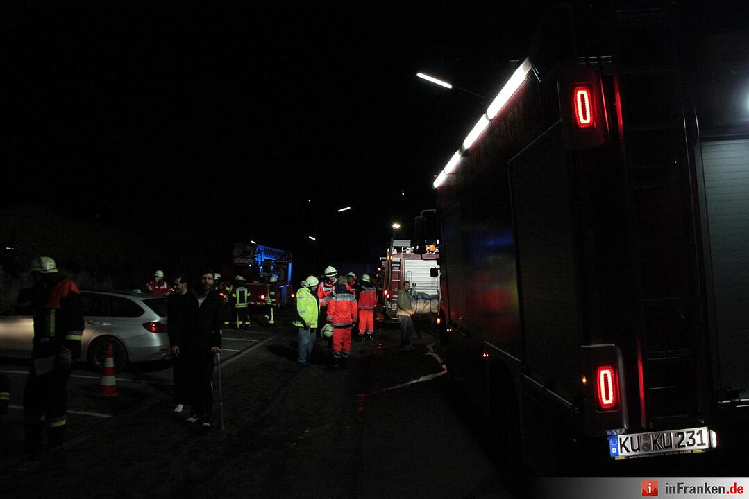 Brand im Asylheim Kulmbach: Großeinsatz