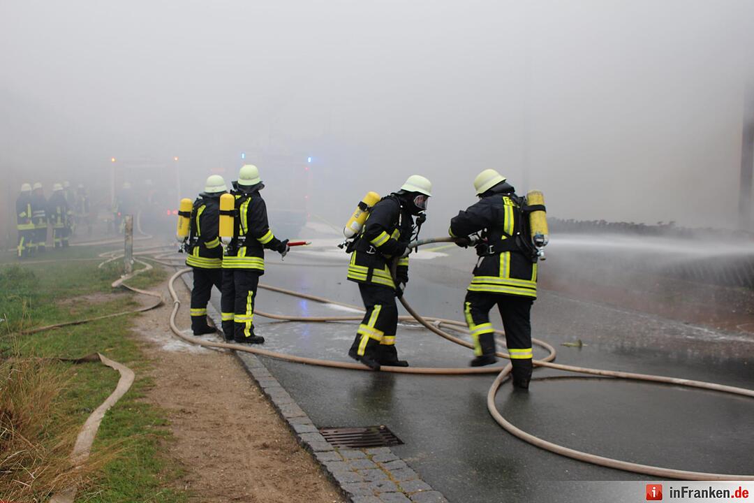 Wohnhaus brannte lichterloh - Feuerwehr im Grosseinsatz