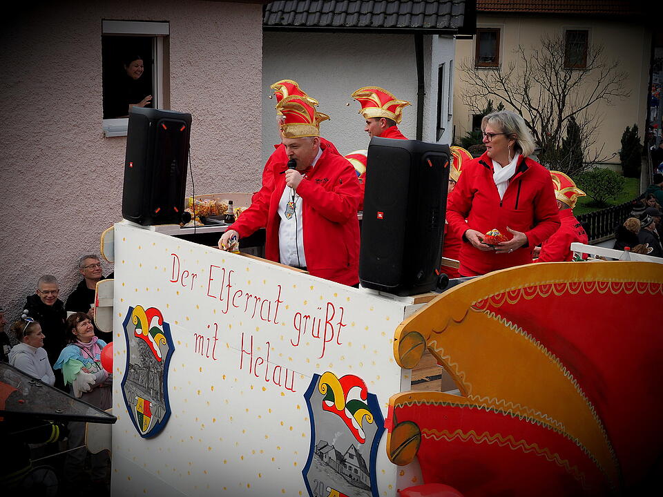 Beste Faschingslaune in Aura/Saale