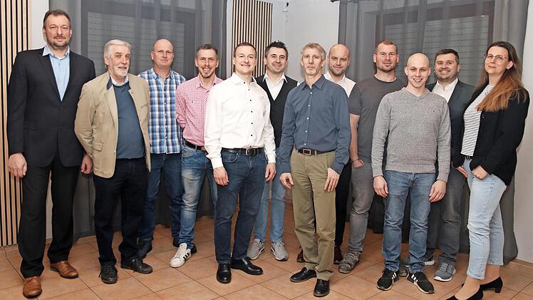 Die Nominierten der Liste &bdquo;M&uuml;hlhausens Mitte&ldquo;.