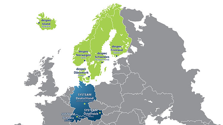 Standorte von Sytseam