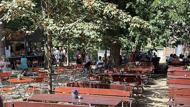 Biergarten "Bundschuh an der Residenz" in W&uuml;rzburg