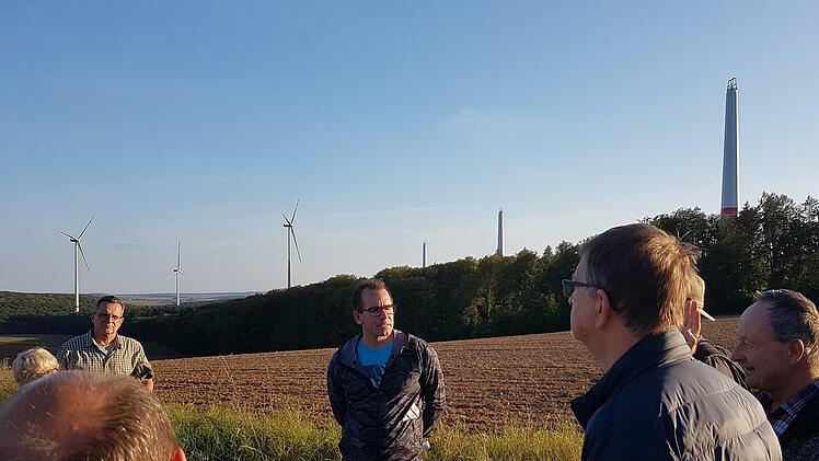 BN Aktive besuchten in Fuchstadtdie  geplante PV-Freiflächenanlage. Foto: Elisabeth Assmann