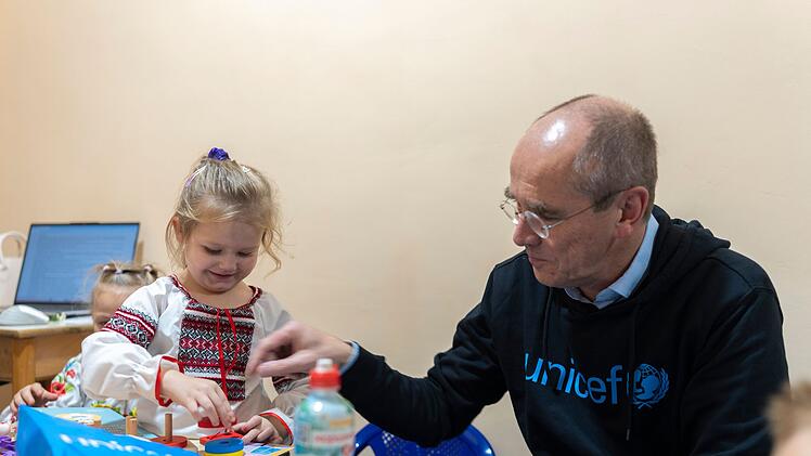 Unicef-Geschäftsführer Schneider in der Ostukraine