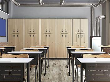 Das Lüftungsgerät (rechts hinten) benötigt nur wenig Platz. Be- und Entlüftungsrohre befinden sich an der Decke.  Foto: Glen Dimplex