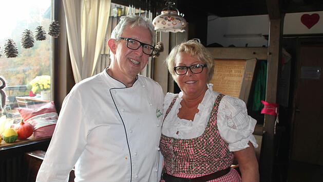 Wie man sie kennt: Christina und Markus Kneipp verabschieden sich nach 14 Jahre als Wirte des Neust&auml;dter Hauses. Foto: Thomas Pfeuffer