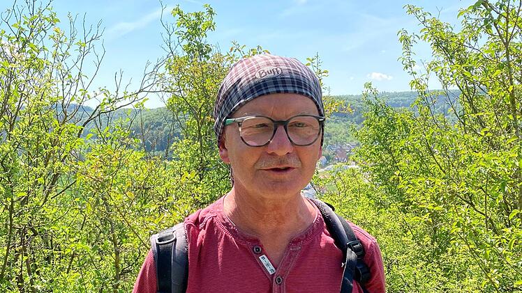 Reiseteilnehmer Roland Baumeister (67) aus Chemnitz erzählt: "Meine Familie hatte nie ein Auto. Ich bin das gewöhnt."