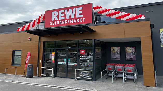Rewe in Volkach nach mehrw&ouml;chiger Pause wieder ge&ouml;ffnet
