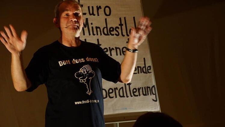 Fredi Breunig in Großwenkheim Foto: Anton Then