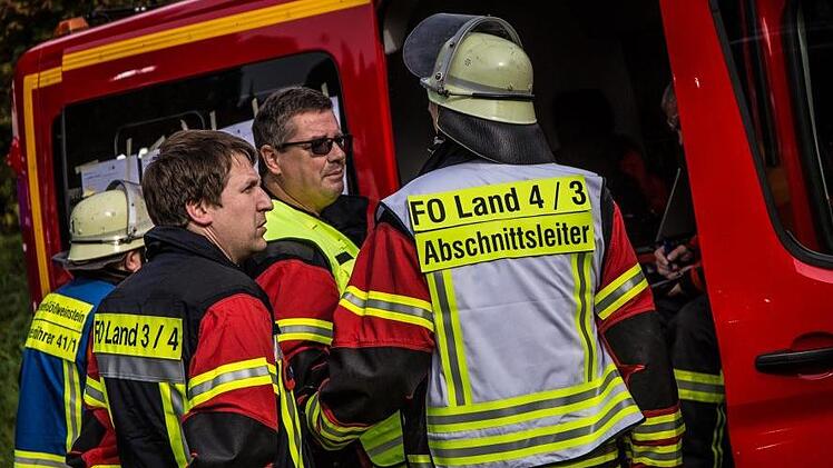 250 Einsatzkräfte waren im Einsatz. Foto: KFV Forchheim