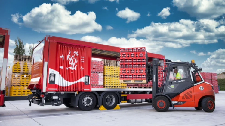 Coca-Cola-Standort in Knetzgau im Kreis Haßberge