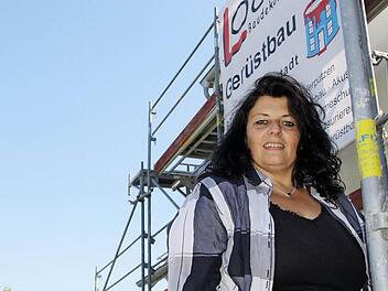 Ulrike Lochner-Erhard weiß, dass man sich auf dem Bau schon durchboxen und selbstbewusst auftreten muss. Fotos: Ralf Ruppert