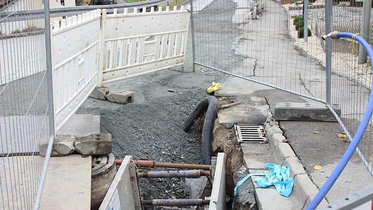 In Steinberg sind noch Restarbeiten am Kanal zu erledigen. Foto: Friedwald Schedel