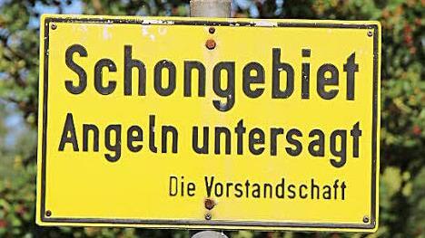 Angeln und Freizeitsport ist hier nicht erlaubt. Foto: Lisa Kieslinger