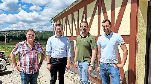 FDP-Abgeordnete setzen auf Verlässlichkeit für regionale Erzeuger: Hendrik Rässler, Christoph Skutella, Sebastian Körber und Tobias Lukoschek (von links).