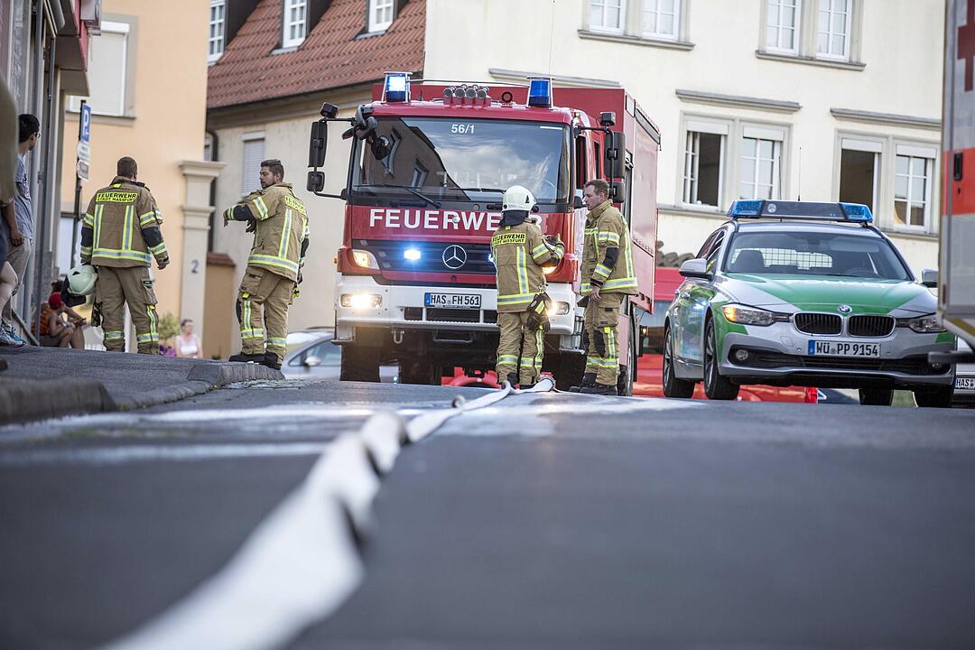 Brand in Einfamilienhaus in Haßfurt