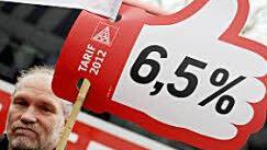 Die Freidenspflicht ist vorbei, jetzt will die IG Metall ihre Forderungen mit ersten Streiks durchsetzen. Foto: dpa