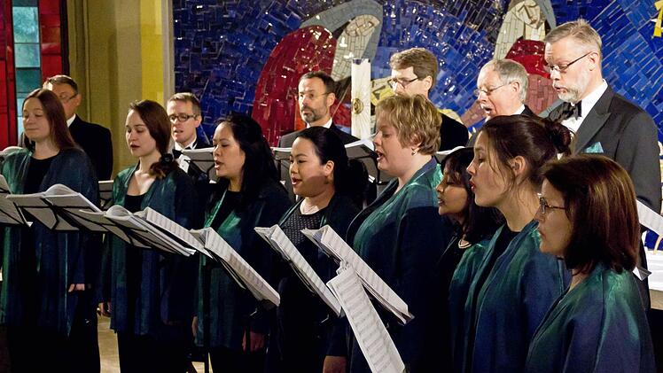 Das Ensemble Gombert aus Melbourne beeindruckte bei seinem Gastspiel vor zahlreichen Zuhörern in der Coburger Salvatorkirche. Foto: Jochen Berger