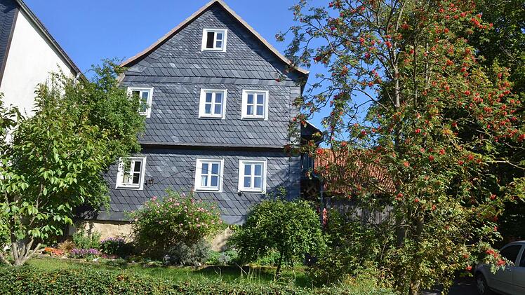 Das mit der Eisernen Rose ausgezeichnete Haus in Drossenhausen Foto: Rainer Lutz
