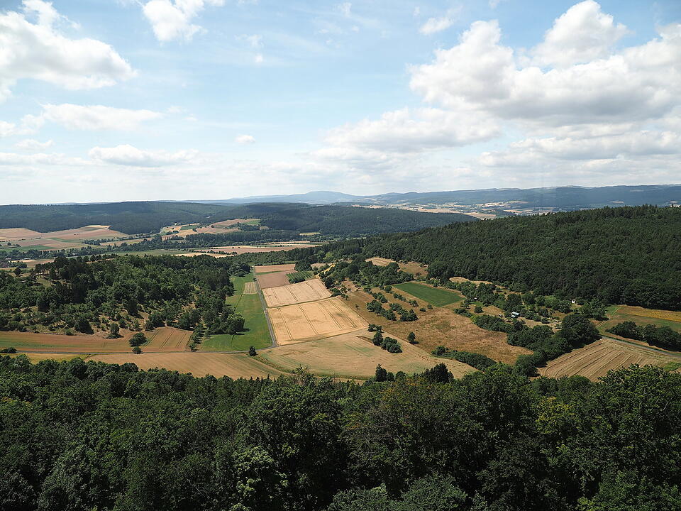Die Lichtenburg ist eine Ruine auf dem Schloßberg.