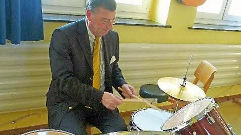 Trommeln für die Stadt.