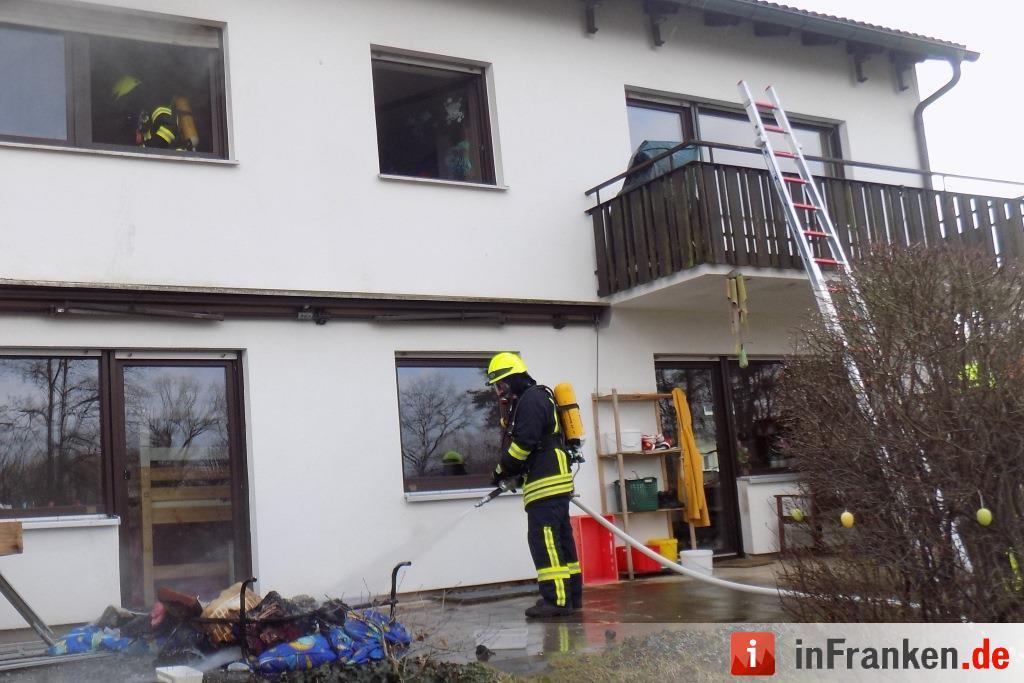 Zimmerbrand in Wellerstadt