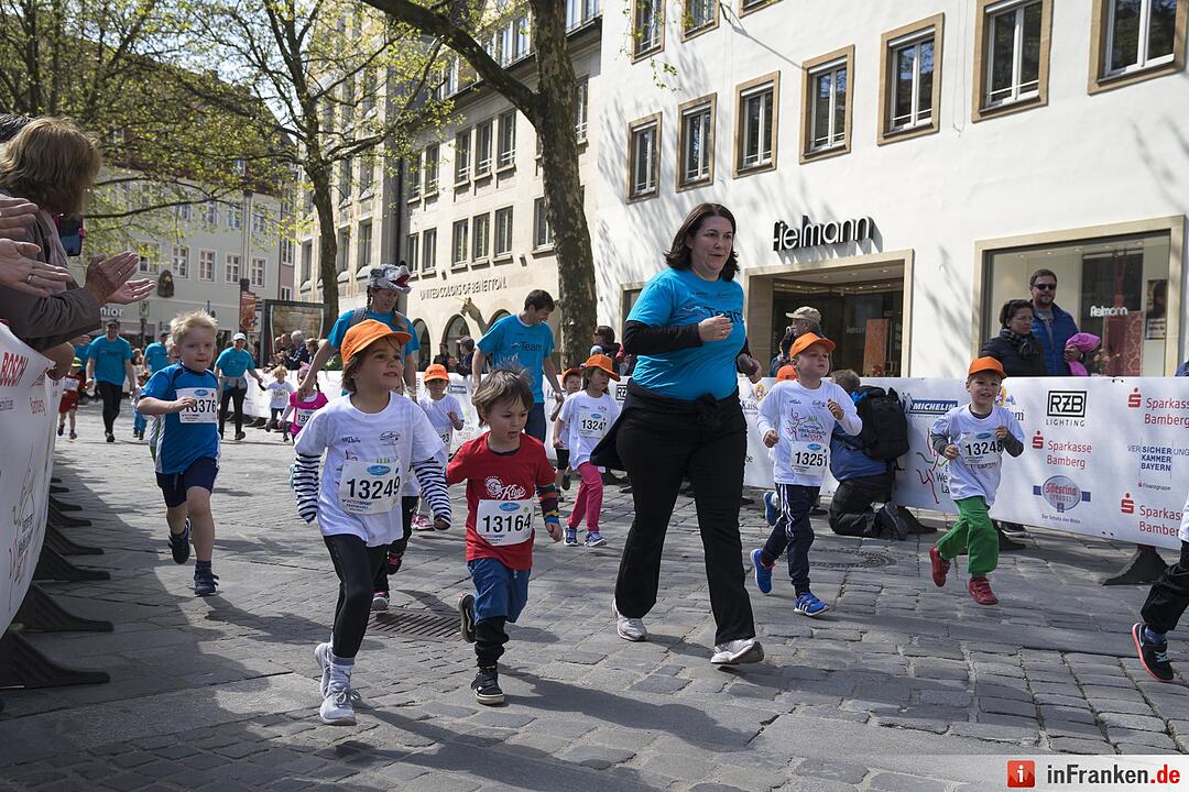 Weltkulturerbelauf in Bamberg: Der Böhnlein Bambini-Lauf 2017