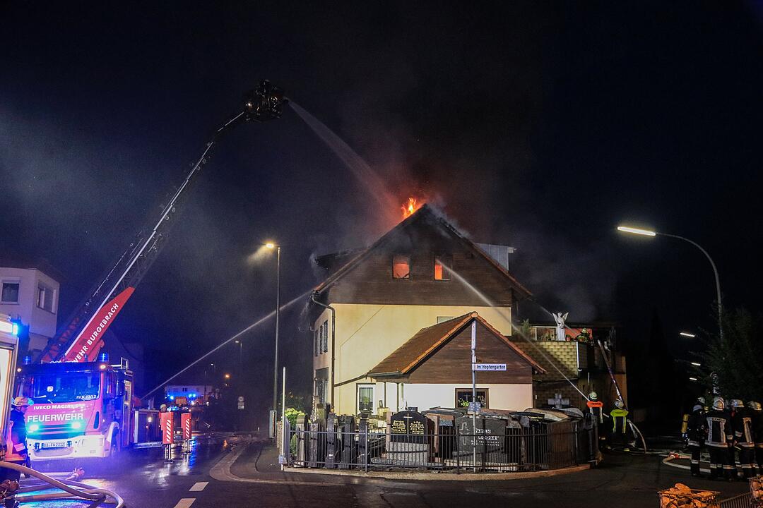 Brand in Frensdorf