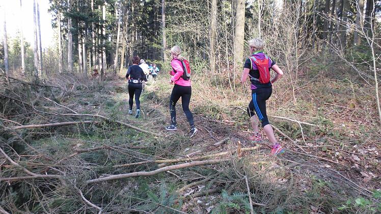 Im Wald Richtung Peesten gehtìs recht rustikal zu. Foto: Michael Kraus