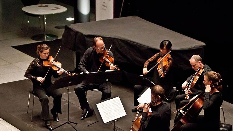 Ein Streichsextett aus Mitgliedern der Bamberger Symphoniker beeindruckte beim Gastspiel in Coburg. Foto: Jochen Berger